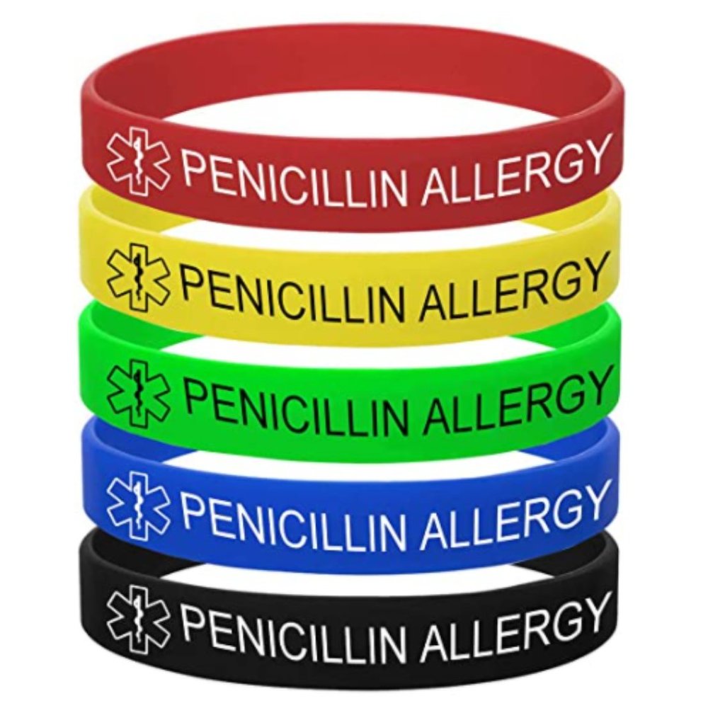 5 Pack-Free Engraving Medical Safe SOS Jewelry